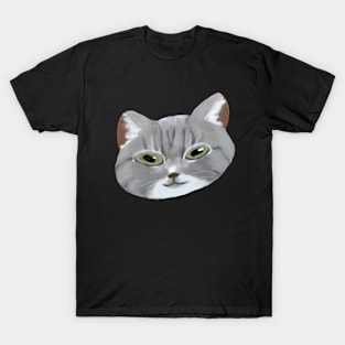 Grey Tabby Cat T-Shirt